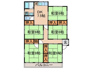 サンパレスの物件間取画像